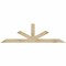 Ekena Millwork Saratoga Rough Sawn Timber Gable Bracket, Douglas Fir, 72"W x 21"H x 4"D x 4"F, 7/12 Pitch GBW072X21X0404SAR00RDF - alternate 1